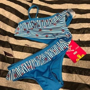 Pink platinum bikini swim suit